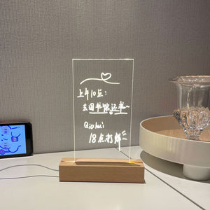 LED Message Board ✨ USB-Powered 💡 Rewritable Notes 🖊️