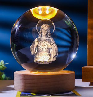 🌌✨ 3D Galaxy Crystal Ball – Magische Dekoration mit Lasergravur