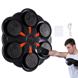 Music Boxing Machine Smart Wall Mounted Music Boxing Music Trainer Boxing Target Trainer Fitness Punching Bag Training Equipment