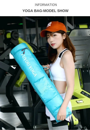 Yoga Mat Storage Bag Female Multifunctional Large-capacity Lightweight Nylon Cloth Bag Sports Fitness Yoga Bag