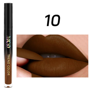 1Pcs Matte Waterproof Color Lip Gloss Lasting Liquid Lipstick Velvet Sexy Lip Glaze Makeup Lip tint Beauty lip stain Cosmetic