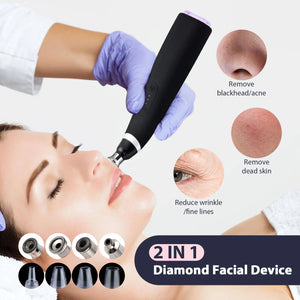 Professional Diamond Microdermabrasion Machine Home Use Facial Peeling Beauty Machine Exfoliation Face Deep Cleaning Skin Care