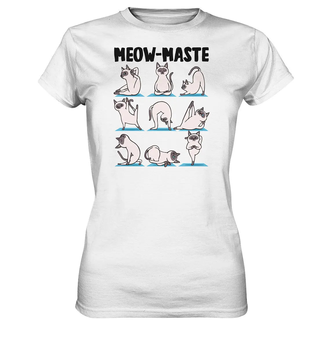 Meow Maste Yoga Cat Pilates Idea Fitness T Shirt Women'S Premium