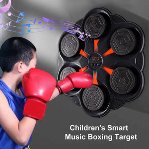 Music Boxing Machine Smart Wall Mounted Music Boxing Music Trainer Boxing Target Trainer Fitness Punching Bag Training Equipment