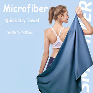 Microfiber Beach Towels Fast Drying Sports Towels Ultra Soft Lightweight Super Absorbent Bath Gym Towels for Beach Swimming Yoga