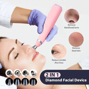 Professional Diamond Microdermabrasion Machine Home Use Facial Peeling Beauty Machine Exfoliation Face Deep Cleaning Skin Care