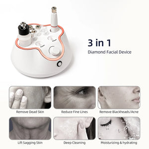 Professional Diamond Microdermabrasion Machine Home Use Facial Peeling Beauty Machine Exfoliation Face Deep Cleaning Skin Care