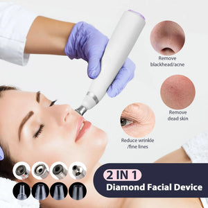 Professional Diamond Microdermabrasion Machine Home Use Facial Peeling Beauty Machine Exfoliation Face Deep Cleaning Skin Care