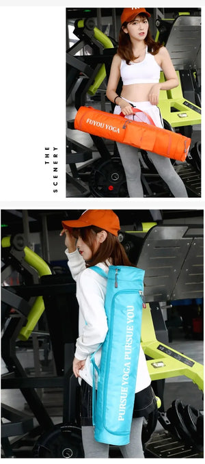 Yoga Mat Storage Bag Female Multifunctional Large-capacity Lightweight Nylon Cloth Bag Sports Fitness Yoga Bag