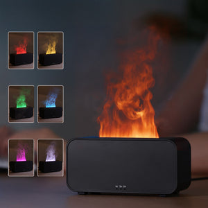 ✨🔥 RGB Flame Aroma Diffuser with 7 Colors 🌈💨